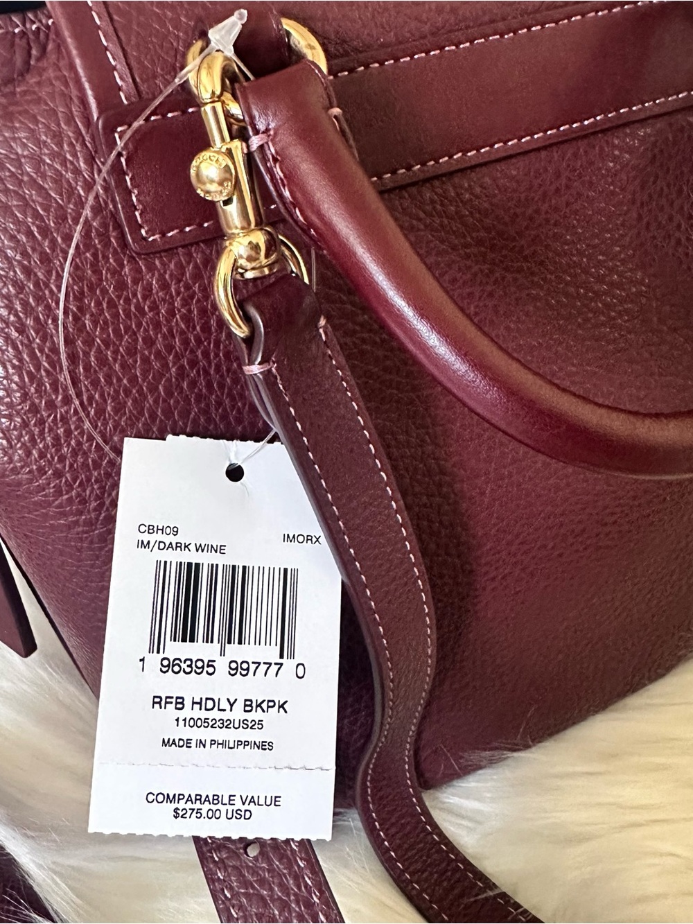Coach Hadley Backpack with matching wristlet & card wallet - Picture 5 of 7